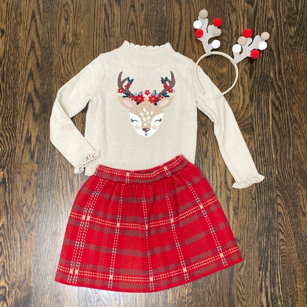 Cynthia Rowley Reindeer Matching Set size 5T